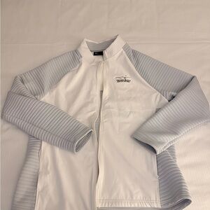 Under Armour White and Gray Jacket